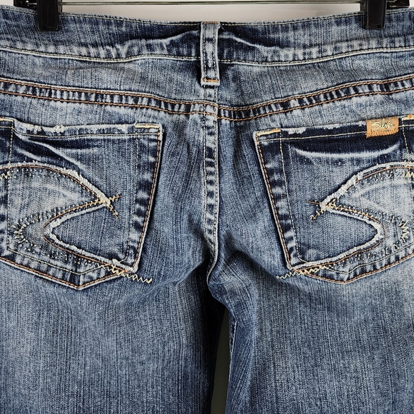 Silver Jeans Lola Bootcut Jeans Womens Size 28x32 Denim Pants - Picture 9 of 10